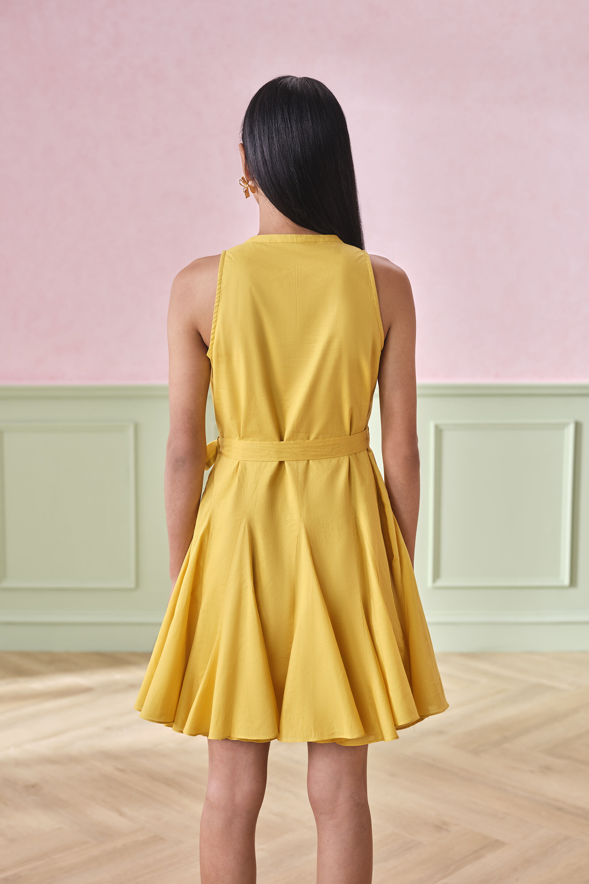 Alessia Dress, Ochre, image 6